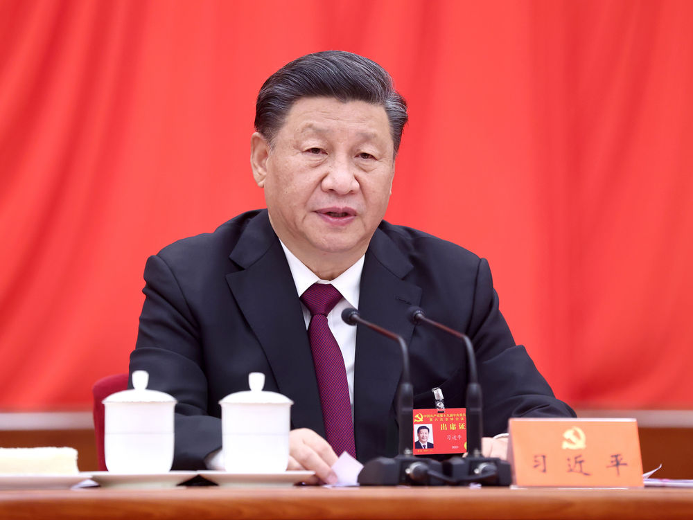 中国共产党第十九届中央委员会第六次全体会议于2021年11月8日至11日在北京举行,习近平作重要讲话。新华社记者鞠鹏摄 中国共产党第十九届中央委员会第六次全体会议于2021年11月8日至11日在北京举行,习近平作重要讲话。新华社记者鞠鹏摄