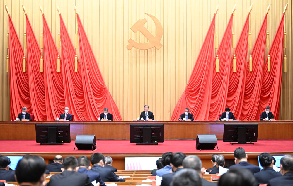 2023年1月9日,习近平在中国共产党第二十届中央纪律检查委员会第二次全体会议上发表重要讲话。新华社记者张领摄 2023年1月9日,习近平在中国共产党第二十届中央纪律检查委员会第二次全体会议上发表重要讲话。新华社记者张领摄